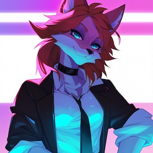 Custom furry illustration commission | Custom Pfp/Headshot Anime Furry Profile Picture, Custom Drawing Anime Character Furry Commission