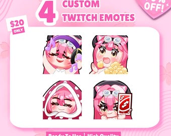 Custom Emote | Twitch, Discord & VTuber Stream Emotes