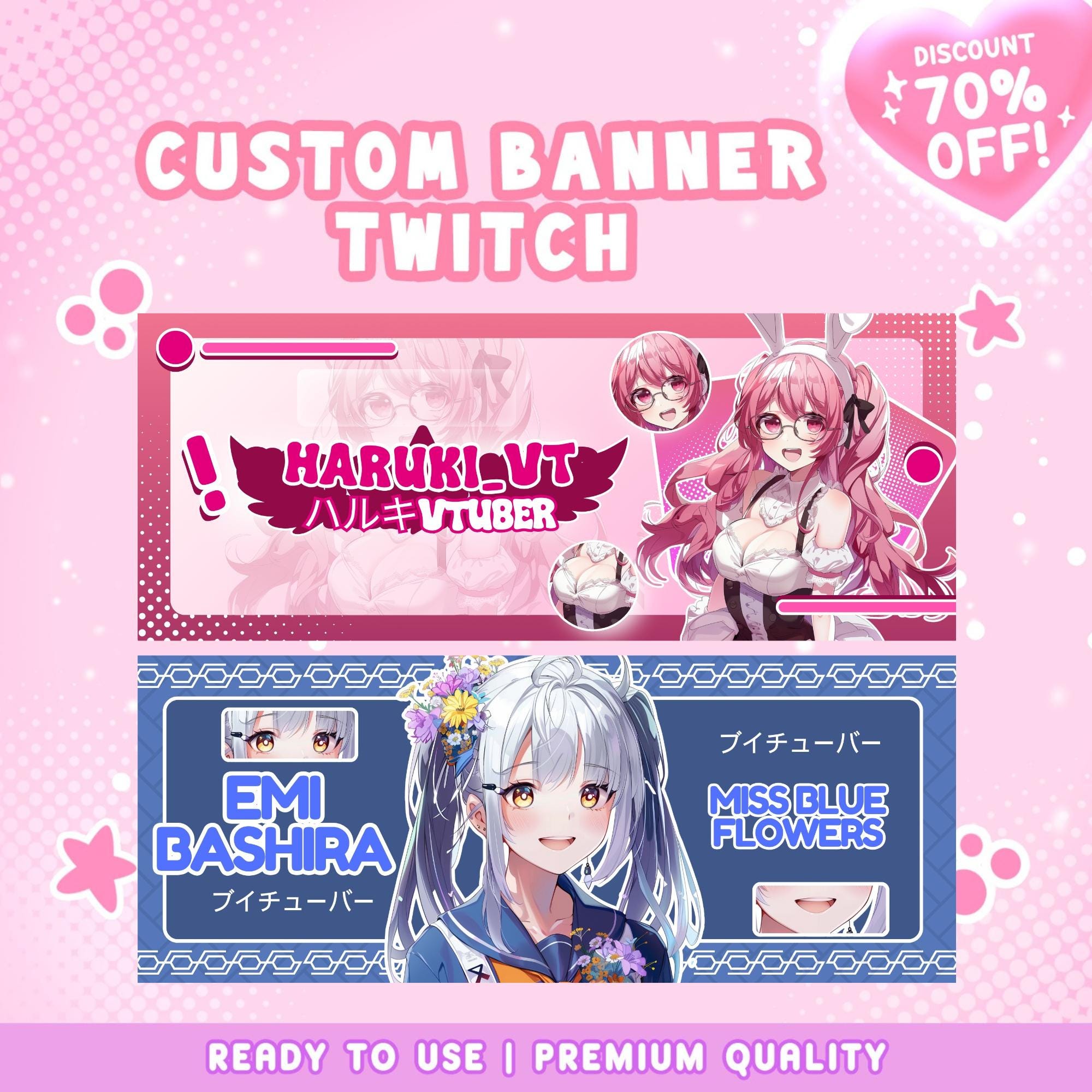 CUSTOM TWITCH BANNER Header for Social Media, Twitch Banner, Header , Custom Chibi Cute Banner, Youtube Banner, Kick Banner - Etsy CUSTOM TWITCH BANNER Header for Social Media, Twitch Banner, Header , Custom Chibi Cute Banner, Youtube Banner, Kick Banner - Etsy