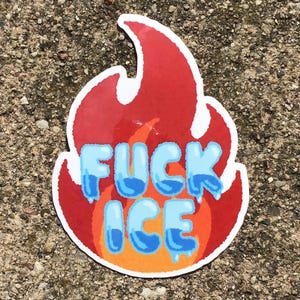 Abolish ICE Vinyl Sticker: Immigration Justice