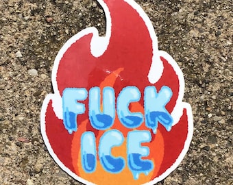 Abolish ICE Vinyl Sticker: Immigration Justice