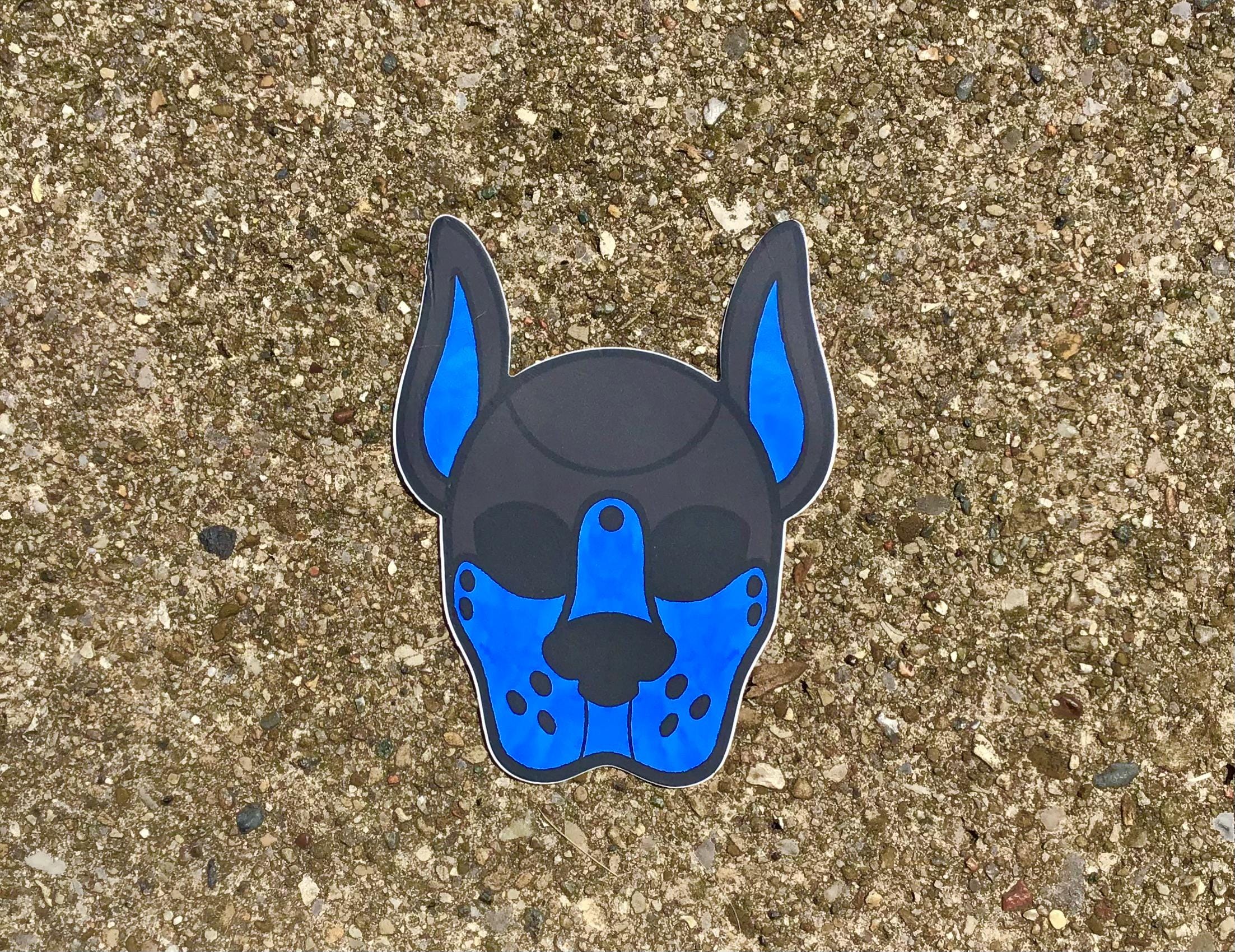 Pup Hood Vinyl Sticker: Pet Play Decal - 3 Colors - Etsy