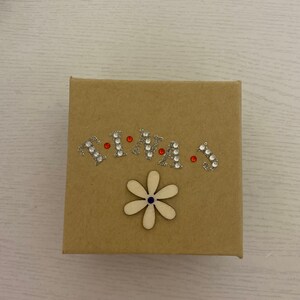 Homemade jewellery box