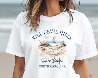 Kill Devil Hills Shirt, North Carolina Trip, NC Vacay, Outer Banks NC, North Carolina Clothes, Unisex Kill Devil Hills Tee, Outer Banks Gift