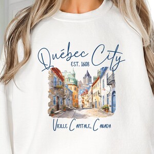 Québec City Sweater, Unisex Québec City Sweatshirt, Québec City Gift, Quebec Crewneck, Québec Souvenir, Québec City Clothes, Quebec Canada