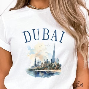 Cute Dubai Shirt, Dubai TShirt, Dubai Gift, Dubai Souvenir, Softstyle Unisex Tee, Dubai Travel, Dubai Clothes, Dubai Tee