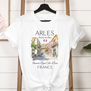 Arles Shirt, Unisex Soft T-Shirt, Arles France TShirt, Arles T-Shirt, Arles Gift, Arles Souvenir, Arles Crewneck, Provence Vacation