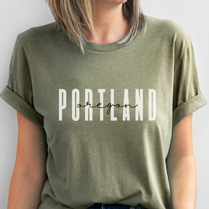 Portland Shirt, Unisex Portland TShirt, Portland OR Gift,  Portland Oregon Tee • Portland Clothes, Portland Apparel, Portland Crewneck
