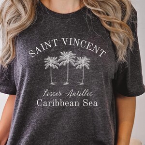St Vincent Shirt • Unisex Softstyle Tee • Gift for Vincy • Saint Vincent TShirt • St Vincent & The Grenadines • Caribbean Vacation Gift