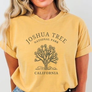 Joshua Tree National Park Shirt, Comfort Colors® Tee, Joshua Tree Gift, Joshua Tree Clothes, California Desert, Joshua Tree Apparel