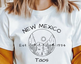 Taos New Mexico Shirt • Taos NM • Taos Gift • Taos TShirt • New Mexico T-shirt • Taos Souvenir