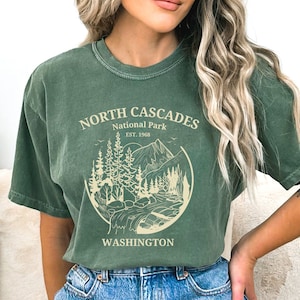 North Cascades National Park Shirt, Comfort Colors® Tee, North Cascades NP TShirt, Pacific Northwest Crewneck, Washington State T-Shirt