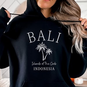 Cute Bali Hoodie, Bali Sweatshirt, Unisex Hooded Sweater, Soft Bali Pullover, Bali Indonesia Travel, Bali Trip, Bali Clothes, Bali Vacation