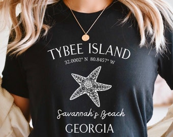 Tybee Island Shirt, Tybee Island TShirt, Unisex Softstyle Tee, Cute Savannah T-Shirt, Savannah Georgia, Savannah Beach, Savannah Gifts