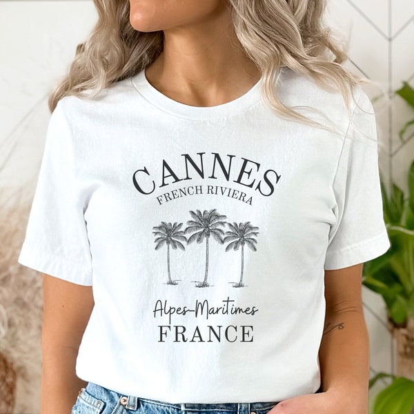 Cannes France Shirt • Côte d'Azur Tshirt • Côte d'Azur Vacation • French Riviera • Southern France • Côte d'Azur Tee