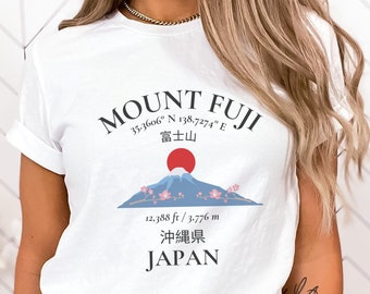 Mount Fuji Shirt • Unisex Softstyle Tee • Mt. Fuji T-Shirt • Japan Trip TShirt • Fuji-San Graphic Tee • Fujiyama Hike Gift