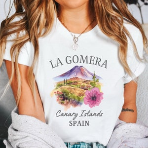La Gomera Shirt, La Gomera Spain TShirt, Unisex Soft T-Shirt, Canary Islands Travel Gift, Spain Trip Tee, La Gomera Island Souvenir