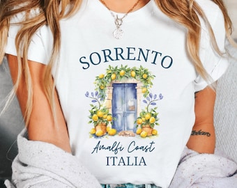 Sorrento TShirt, Sorrento Italy Shirt, Sorrento Lemons, Cute Amalfi Clothes, Amalfi Outfit, Italy Travel Outfit, Amalfi Crewneck