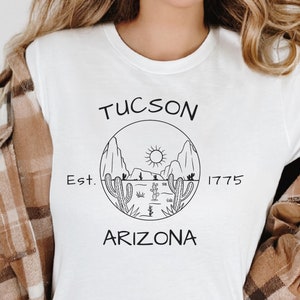 Tucson Shirt, Arizona T-Shirt, Softstyle Tucson Tee, Desert Cactus, Cute Tucson Crewneck, Tucson TShirt, Tucson Gift, Tucson Clothes