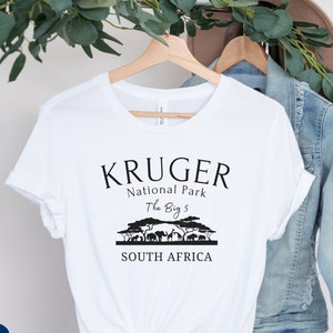 Kruger National Park Shirt, Kruger Park TShirt, Safari Souvenir, South Africa Travel Gift, Safari Holiday, Unisex Softstyle Tee