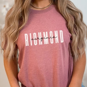 Richmond Shirt, Statement T-Shirt, Unisex Softstyle Tee, Virginia Gift, Richmond Virginia TShirt, Richmond VA Clothes, Richmond Crewneck