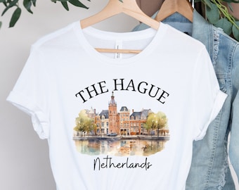 The Hague Shirt, Unisex Soft T-Shirt, Netherlands TShirt, Den Haaag T-Shirt, Netherlands Vacation, Netherlands Clothes, The Hague Gift