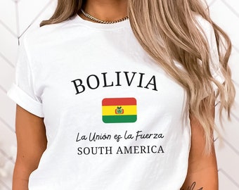 Bolivia Shirt, Bolivia T-Shirt, Bolivia Flag Tee, Bolivia Souvenir, I Love Bolivia, Bolivia Trip, Bolivia Gift, Gift For Bolivian