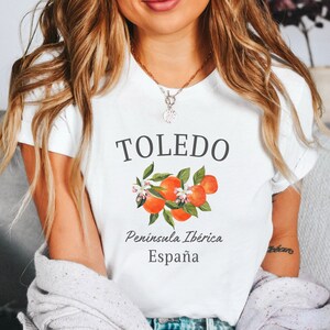 Toledo TShirt, Toledo Spain Shirt, Unisex Soft T-Shirt, Spain Vacation Gift, Toledo Trip Tee, Toledo Souvenir, Toledo Gift