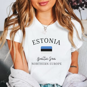 Estonia Shirt, Estonia TShirt, Estonia Flag Tee, Estonia Souvenir, I Love Estonia, Estonia Gift, Estonia T Shirt, Estonia Crewneck