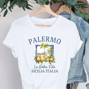 Sicilia Palermo Shirt, Palermo Gift, Sicily TShirt, Sicilia Tee, Sicilia Italia Souvenir, Sicily Trip, Sicilan Gift, Sicily Vacation