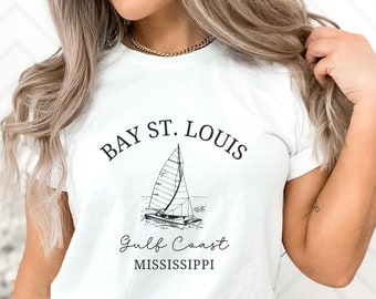 Bay St. Louis Shirt, Bay St. Louis Trip, Mississippi TShirt, Mississippi Crewneck, Mississippi Sound, Bay St Louis Gift, Mississippi Clothes