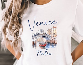 Venice Shirt, Venice Italy TShirt, Softstyle Tee, Italy Trip T Shirt, Cute Venezia T-Shirt, Venice Traveller Gift, Venice Italy Crewneck