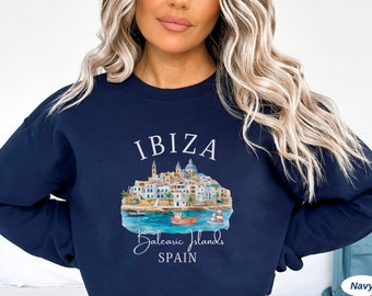 Ibiza Sweatshirt, Unisex Ibiza Sweater, Ibiza Clothes, Ibiza