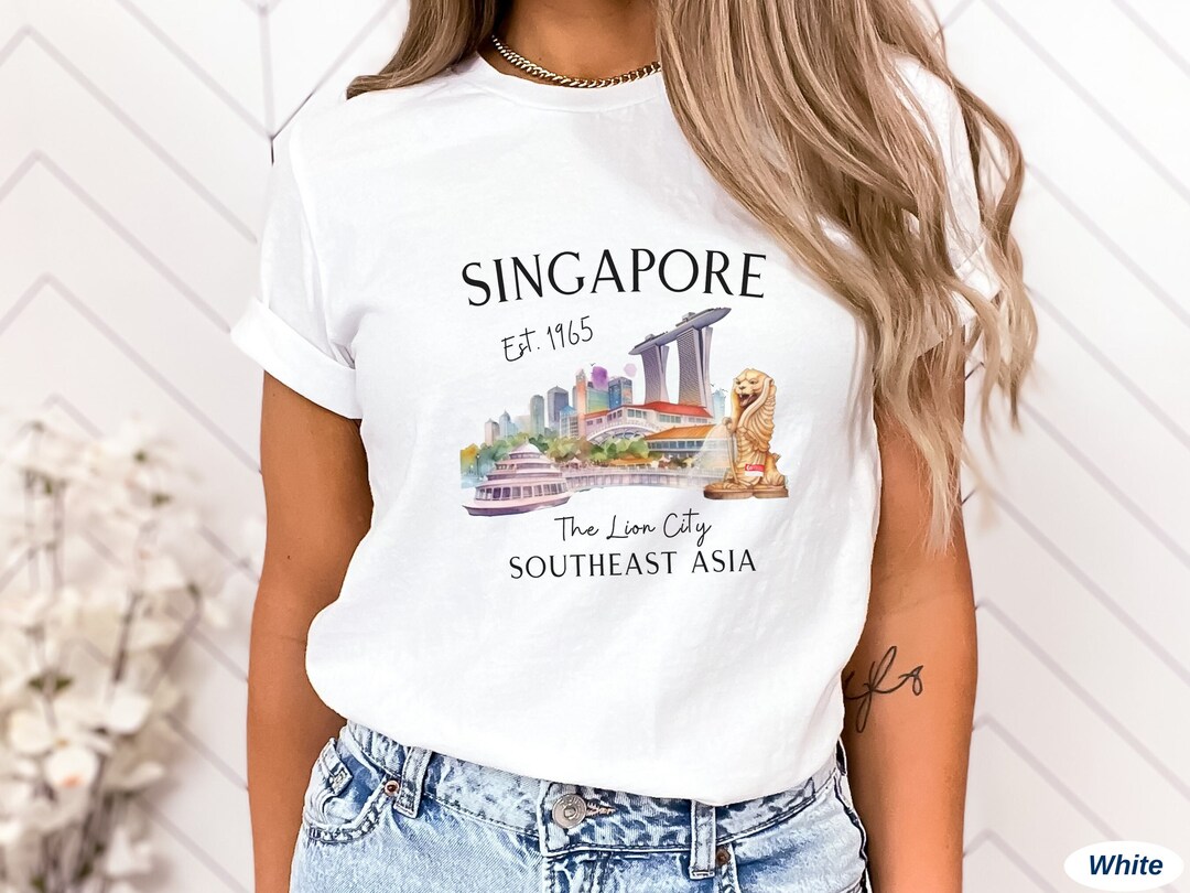 Buy Singapore Shirt, Singapore Trip Tshirt, Softstyle Tee 