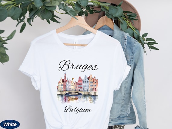 Bruges Shirt, Unisex Soft T-shirt, Bruges Belgium Tshirt, Bruges T 