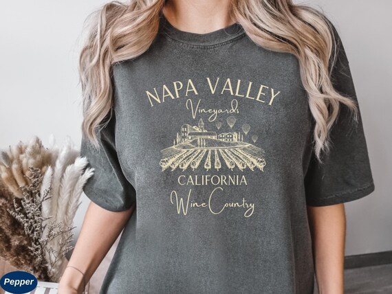 Napa Valley California T Shirt Napa Valley California T Shirt