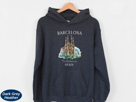 Cute Barcelona Hoodie Barcelona Spain Sweatshirt Unisex Hooded