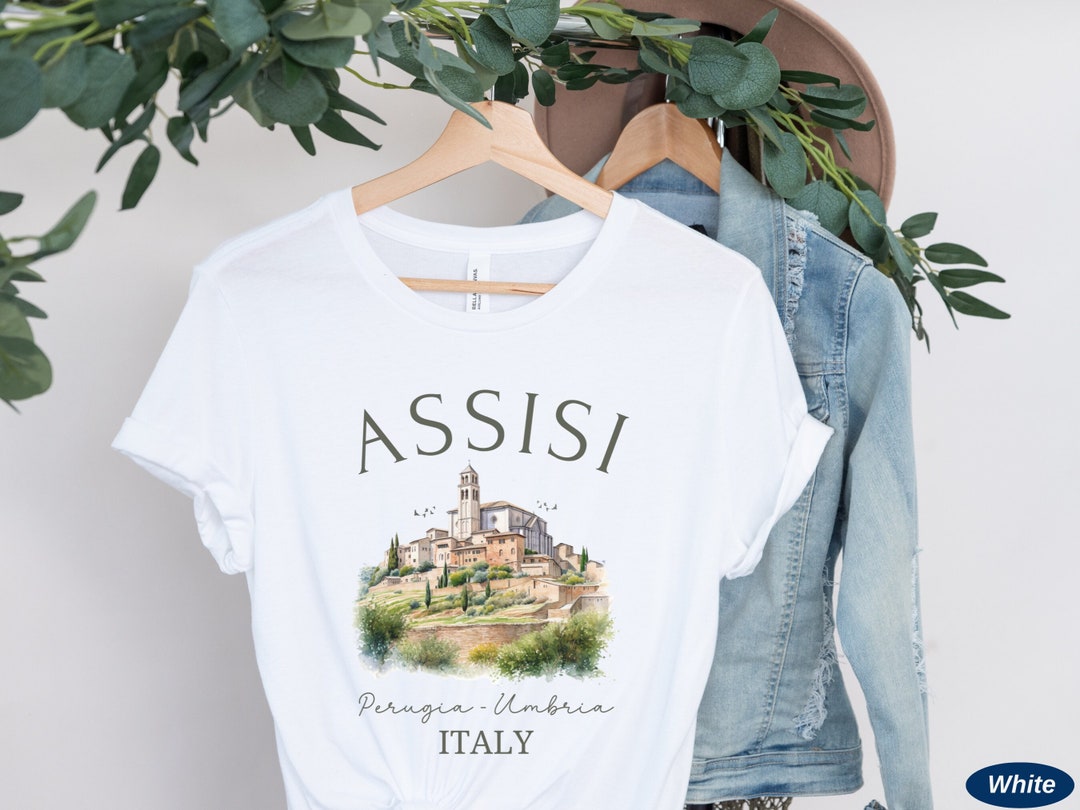 Assisi Shirt, Assisi Italy Trip, Assisi Gift, Brescia Tee, Assisi ...
