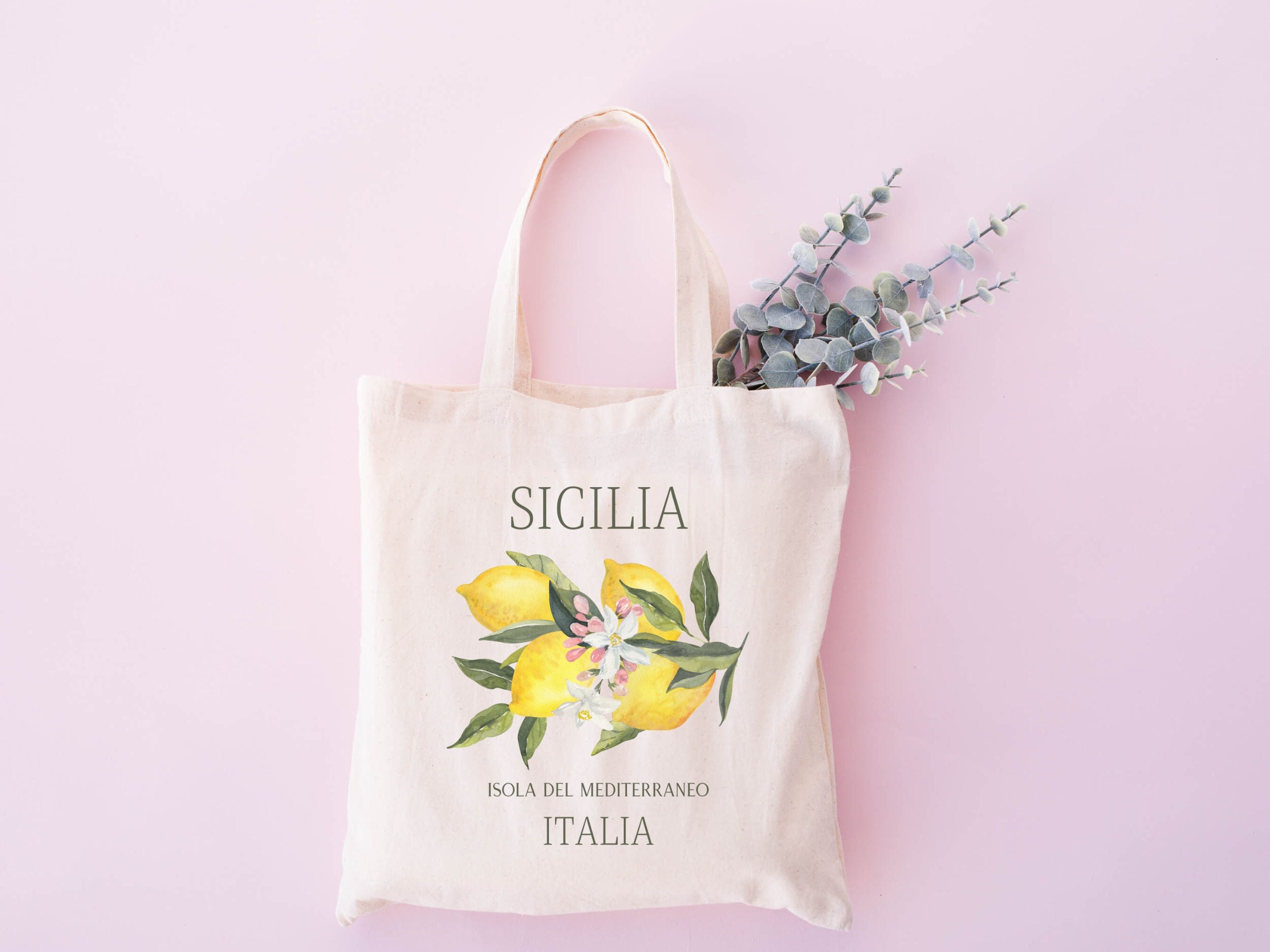 ショルダーバッグ・ポシェット Family Print Sicily Tote Bag miniministore ポーチ付きショルダーバッグ ポシェット