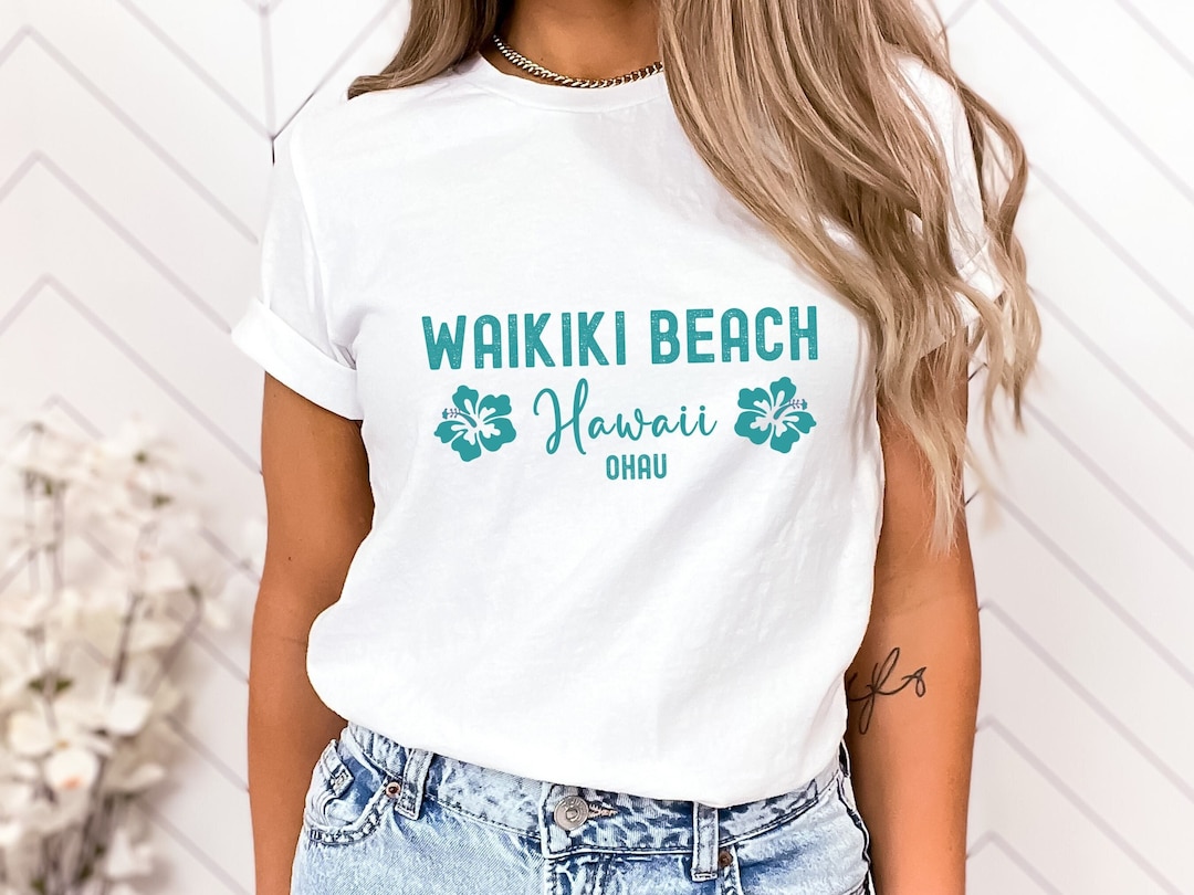 Waikiki Beach Shirt, Hawaii Oahu Tee, Unisex Waikiki T-shirt, O’ahu