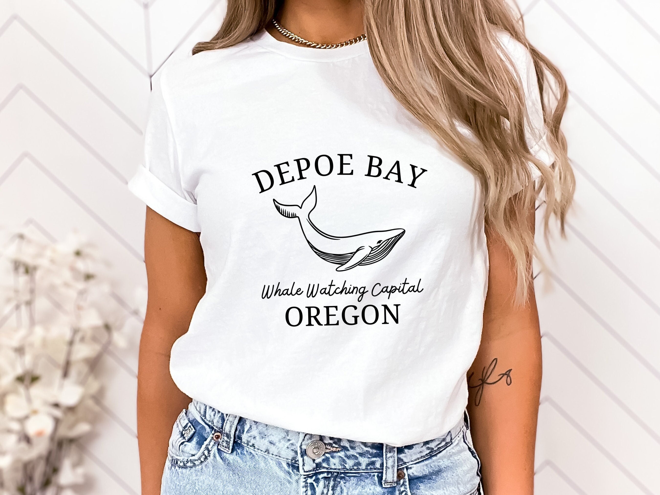 Depoe Bay Oregon Shirt Whale Watching Tshirt Depoe