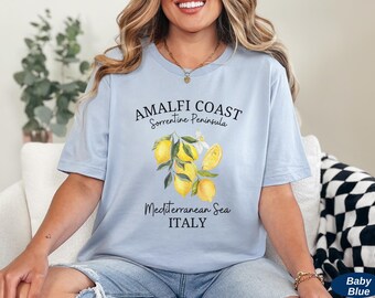 Amalfi Coast Shirt, Amalfi Clothes, Amalfi Lemons, Unisex