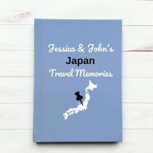 Japan Travel Journal • Personalized Trip Planner • Notebook with Name • Custom Vacation Diary • Tokyo • Kyoto