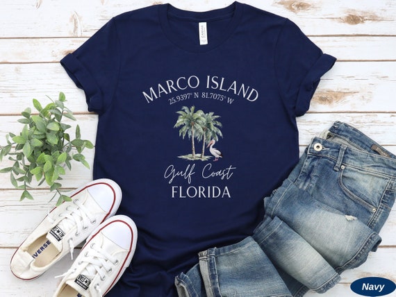 Marco Island Shirt, Marco Island Tshirt, Unisex Softstyle Tee, Florida  Vacation Gift, Marco Island Florida Gift, Marco Island FL Trip 