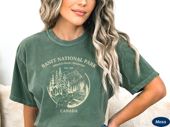 Banff National Park Shirt, Comfort Colors® Tee, Banff NP TShirt, Banff Crewneck, Canadian Rockies Gift, Banff TShirt, Canada Tripm Banff Tee