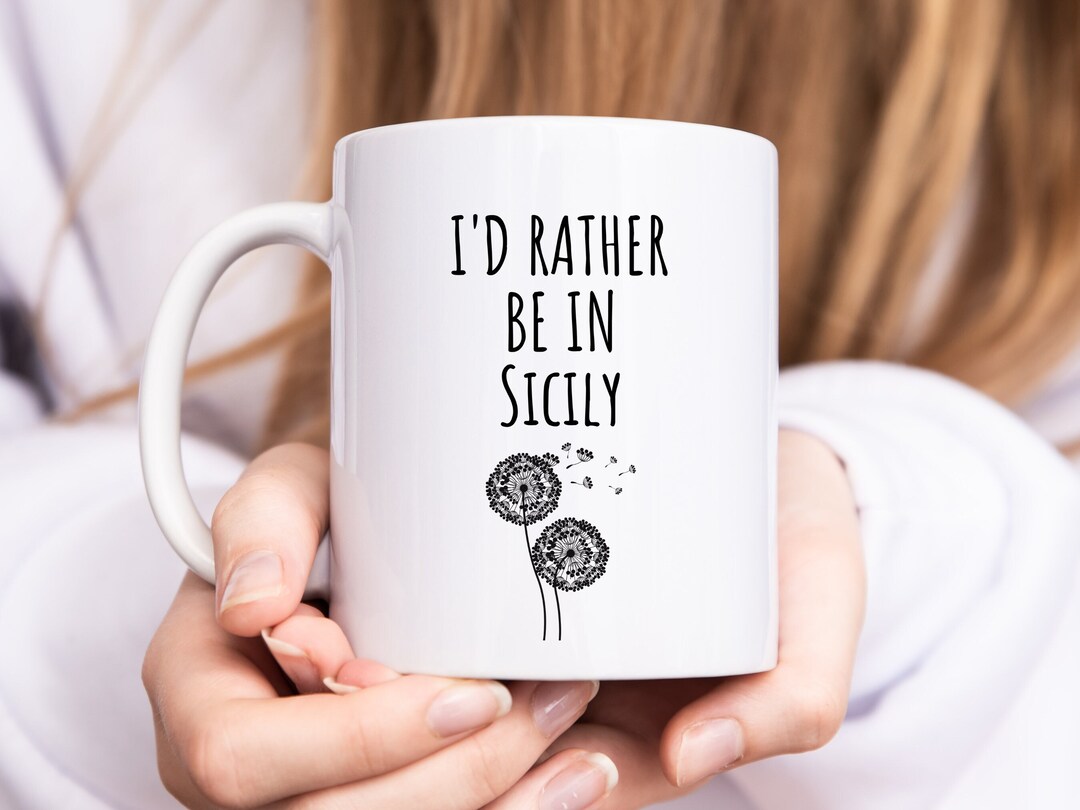 Gift Base Tazza In Ceramica 340ml Con Scritta 'I'd Rather Be On Holiday' - Idea Regalo Originale