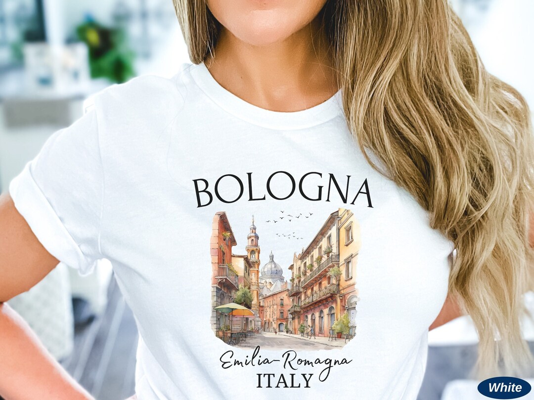 T-shirt Bologna Italia - Coton Noir - B&C - Neuf Avec étiquettes - Homme