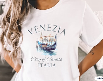 Venice Shirt, Venice Italy TShirt, Softstyle Tee, Italy Trip T Shirt, Cute Venezia T-Shirt, Venice Gondola Gift, Venice Italy Crewneck