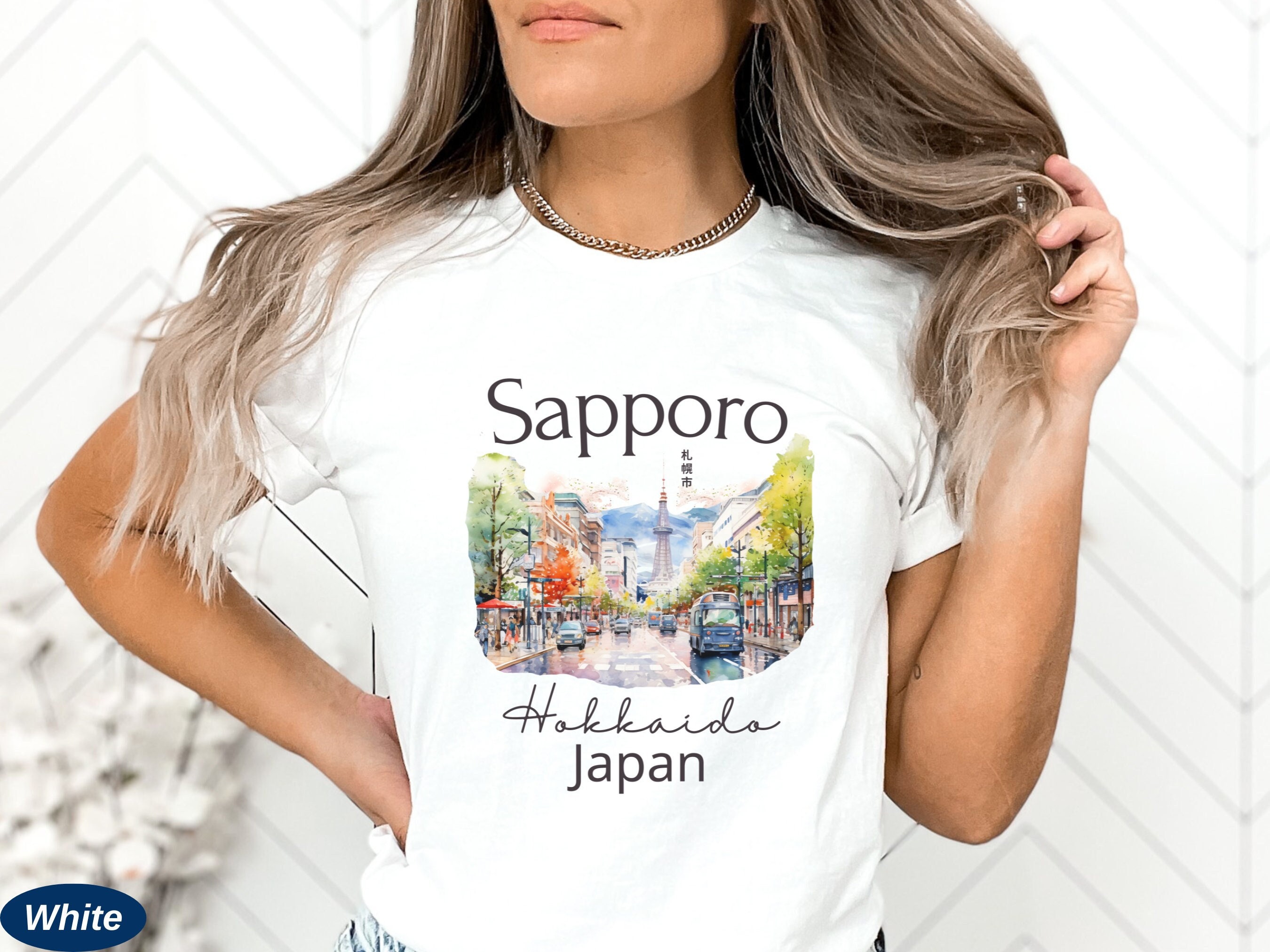 Sapporo Shirt, Hokkaido Tshirt, Japan Travel Gift, Unisex Hokkaido