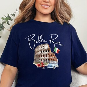 T-shirt ROMA ITALIA - Noir - Homme - Neuf Avec étiquettes
